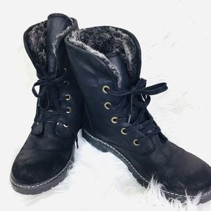 Mossimo Supply Co. Black Combat Boots